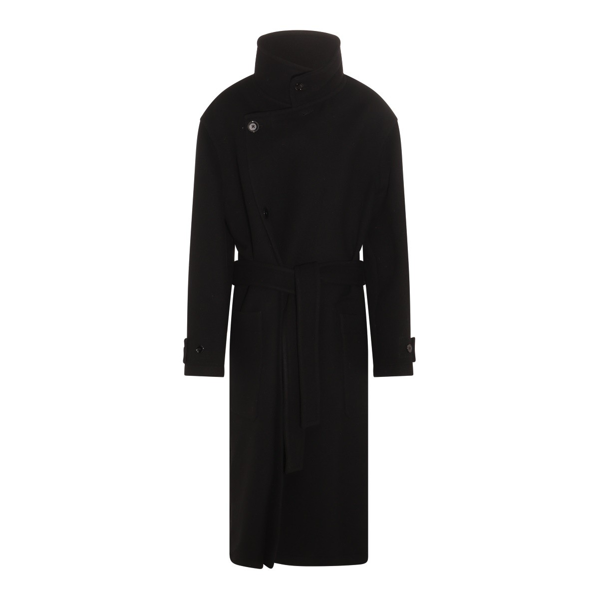 BLACK COTTON COAT