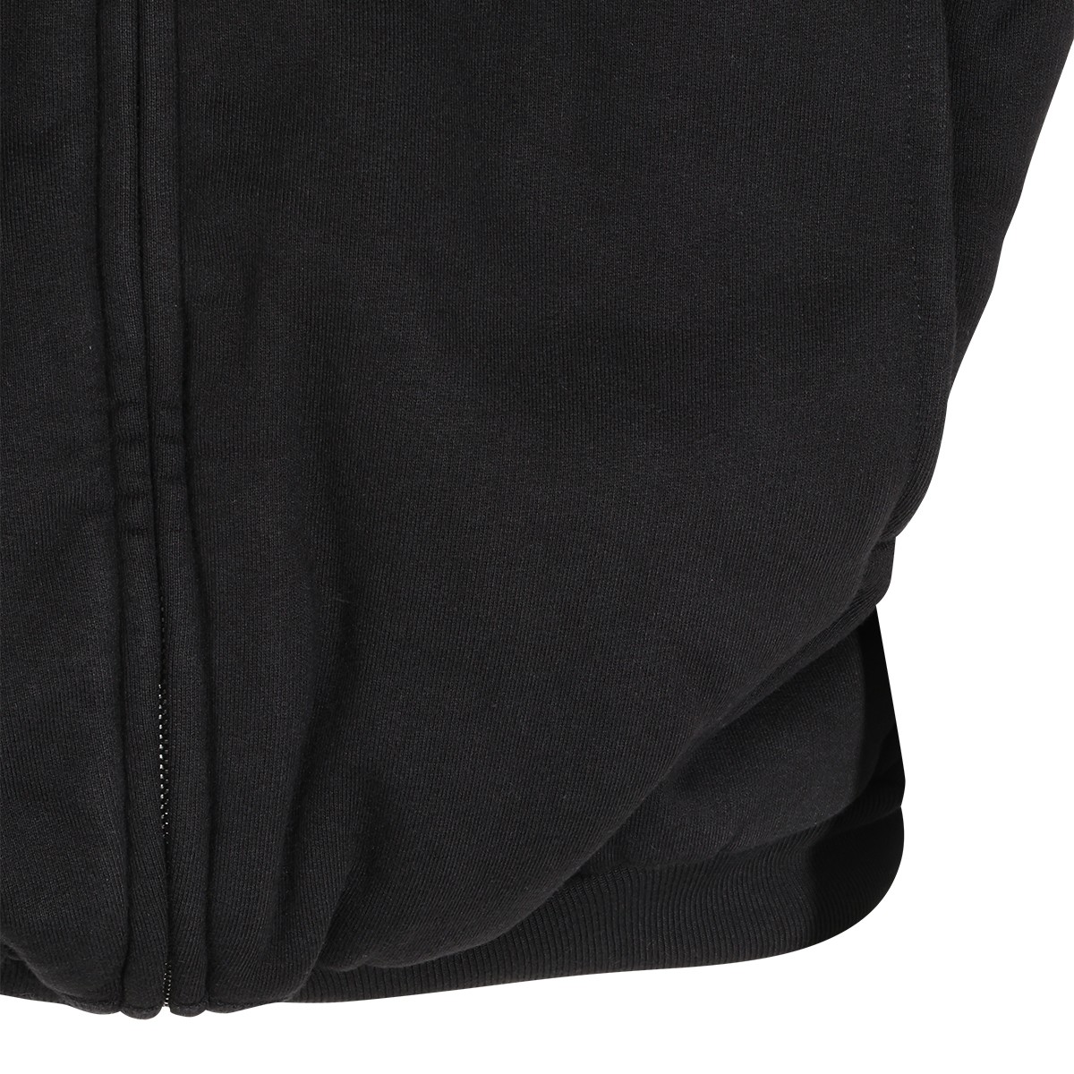 BLACK COTTON CAPE HOODIE