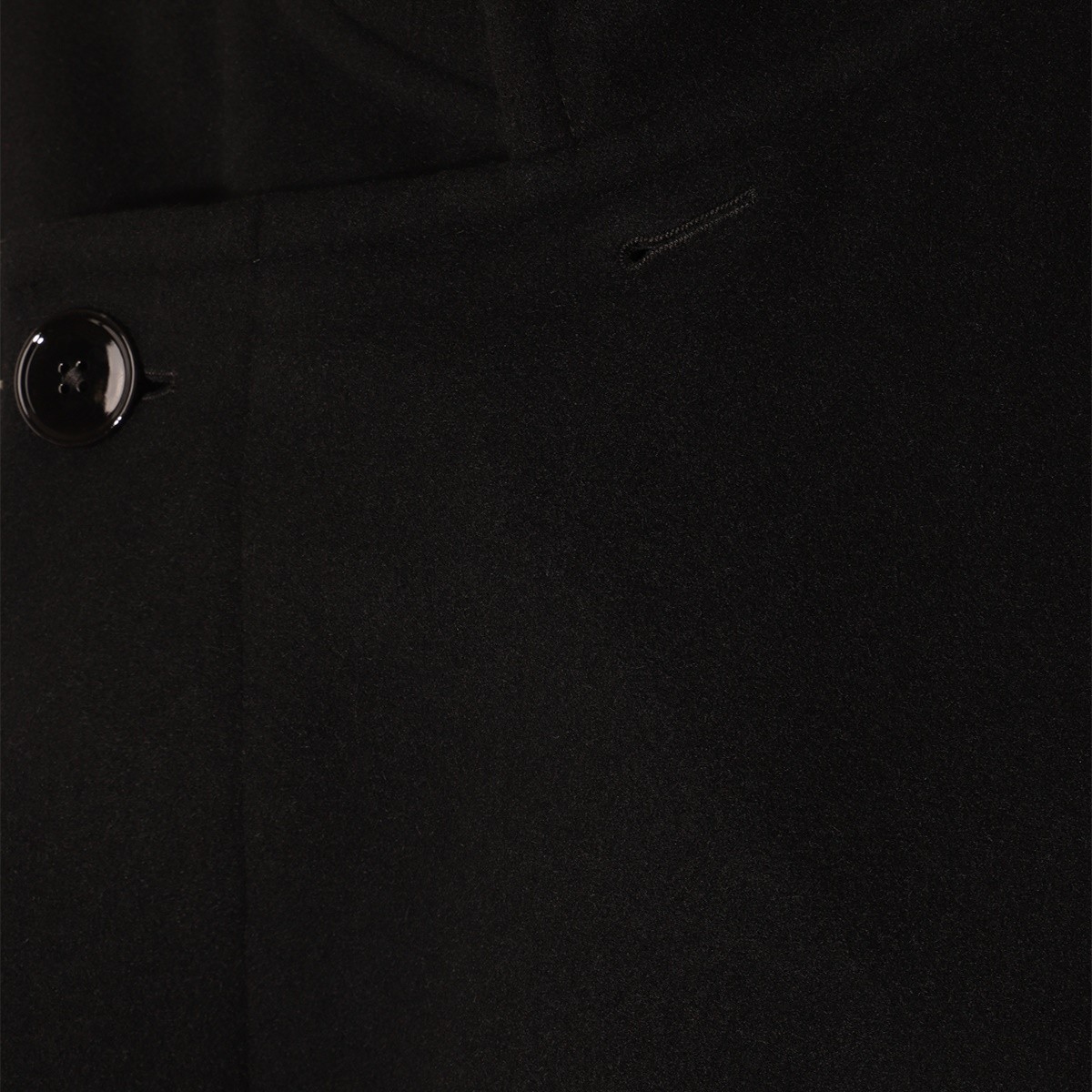 BLACK COTTON COAT