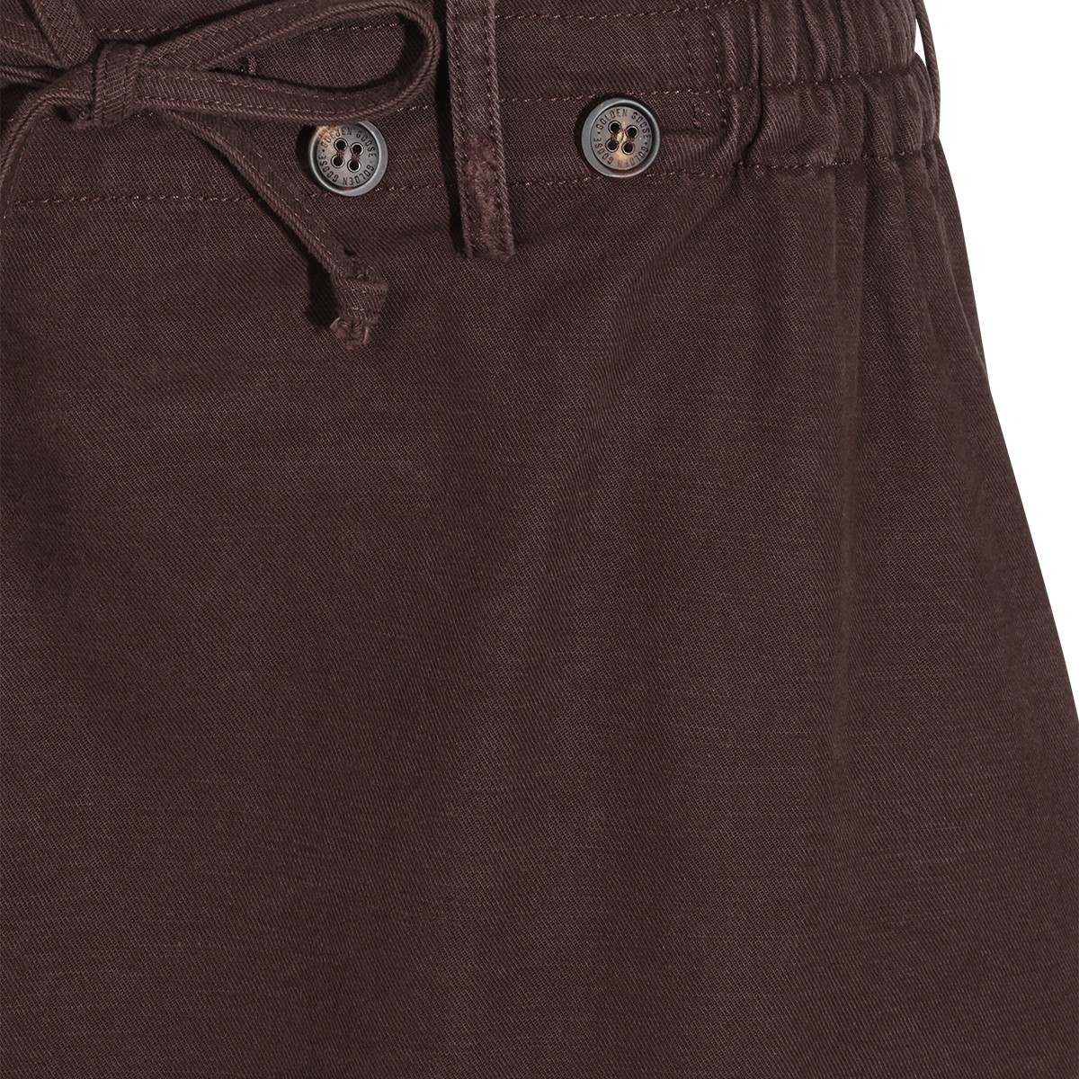 BROWN COTTON SKIRT