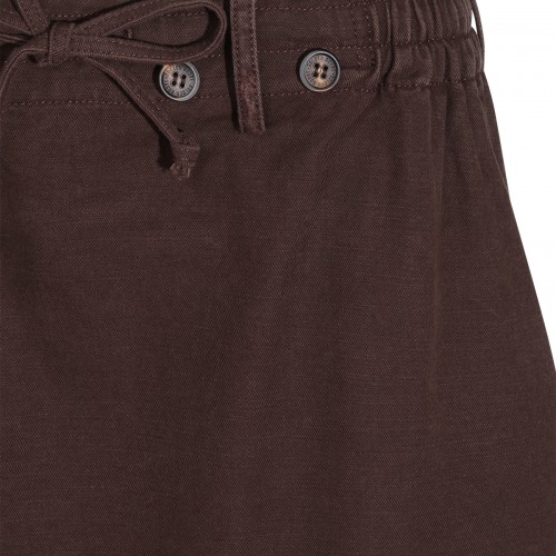 BROWN COTTON SKIRT