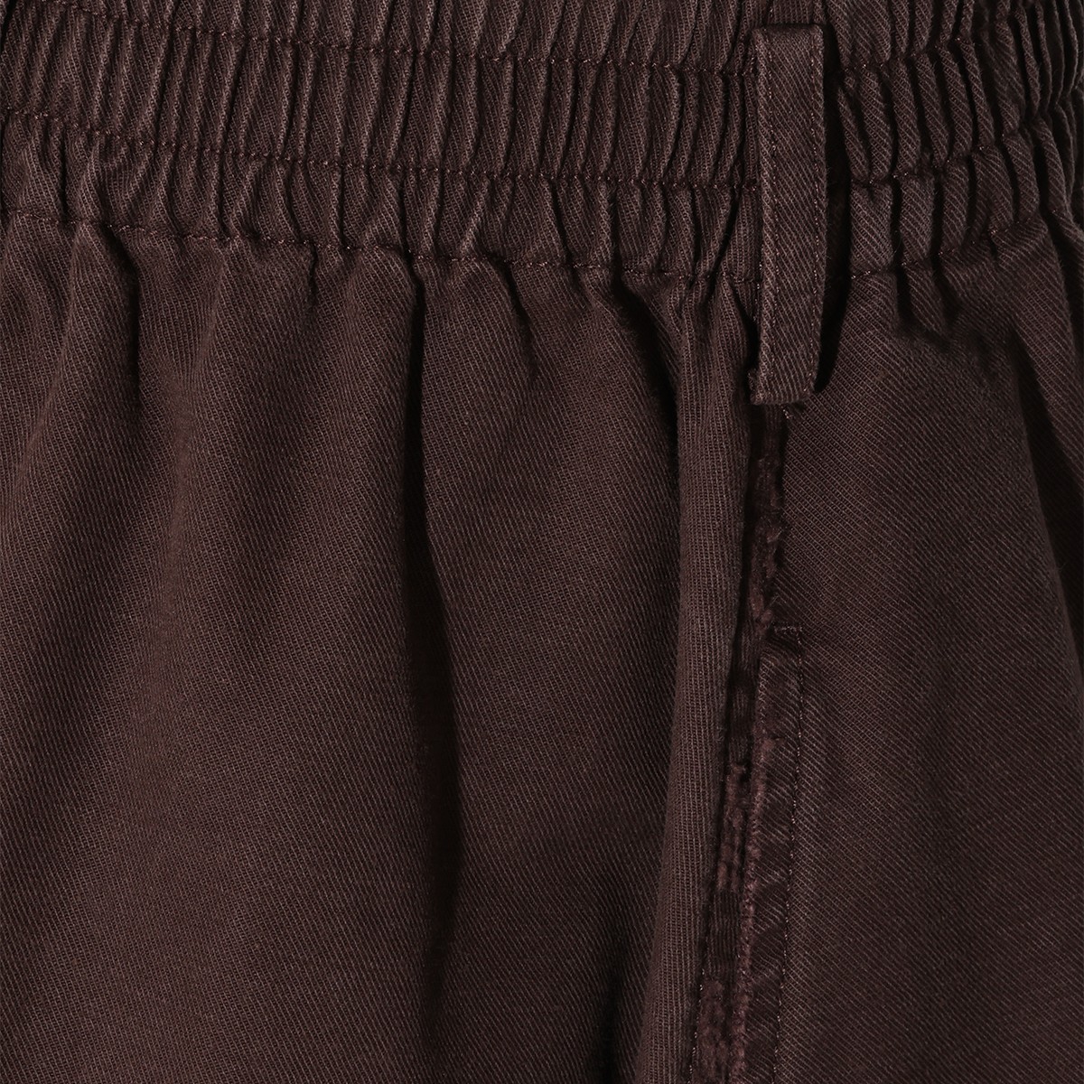 BROWN COTTON SKIRT