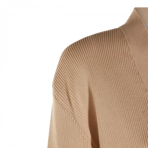 TRAVERTINE COTTON CARDIGAN