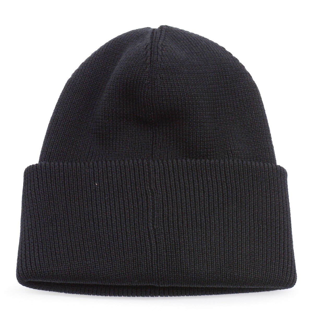 BLACK COTTON BEANIE
