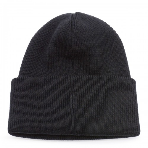 BLACK COTTON BEANIE