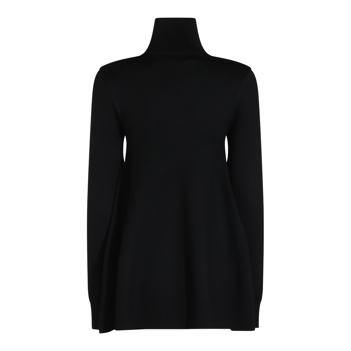 BLACK WOOL TOP