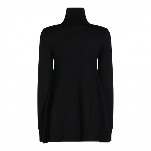 BLACK WOOL TOP