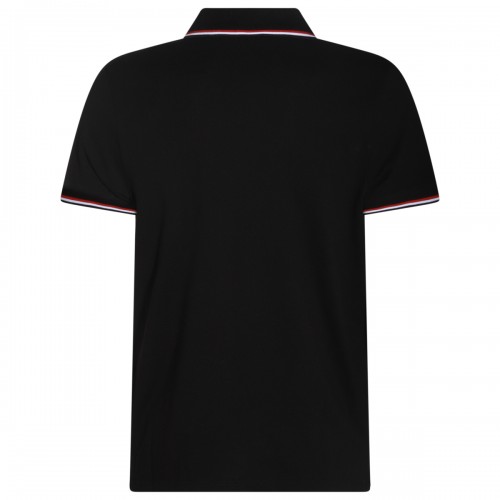 BLACK COTTON POLO SHIRT 2