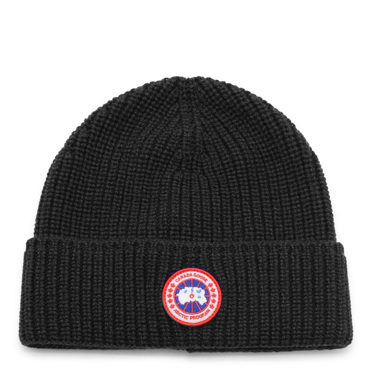 BLACK WOOL BEANIE