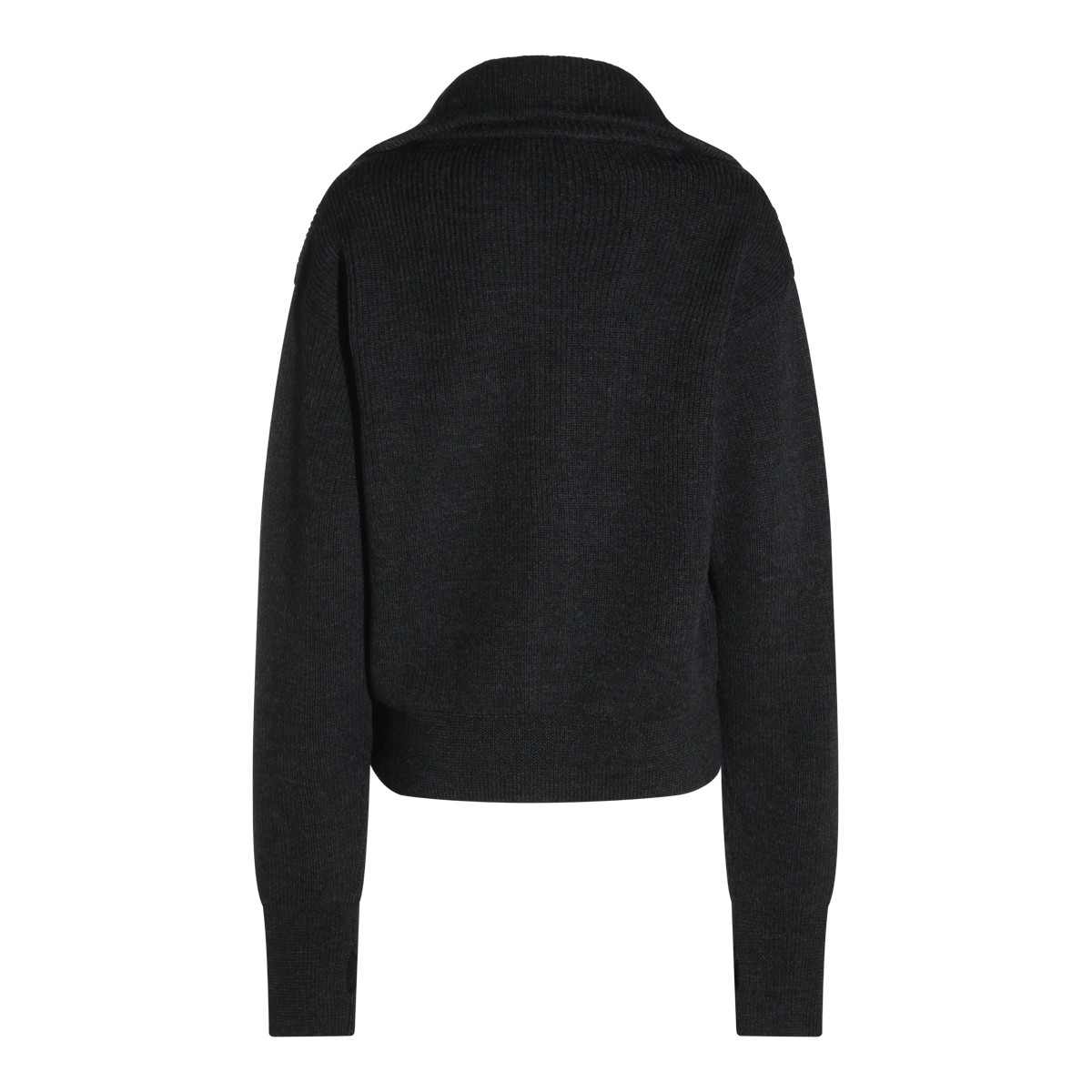 GREY WOOL KNITWEAR