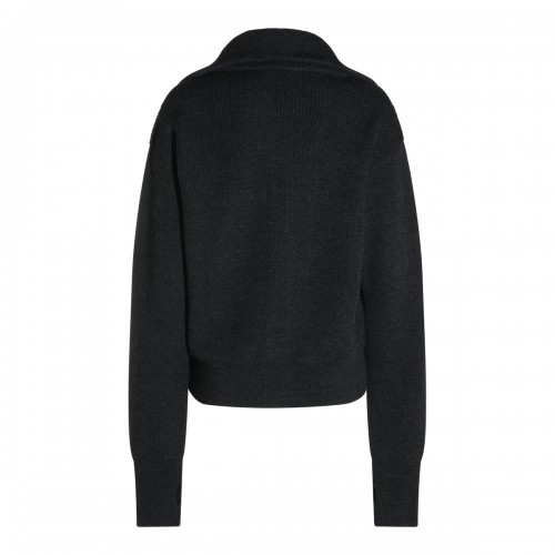GREY WOOL KNITWEAR