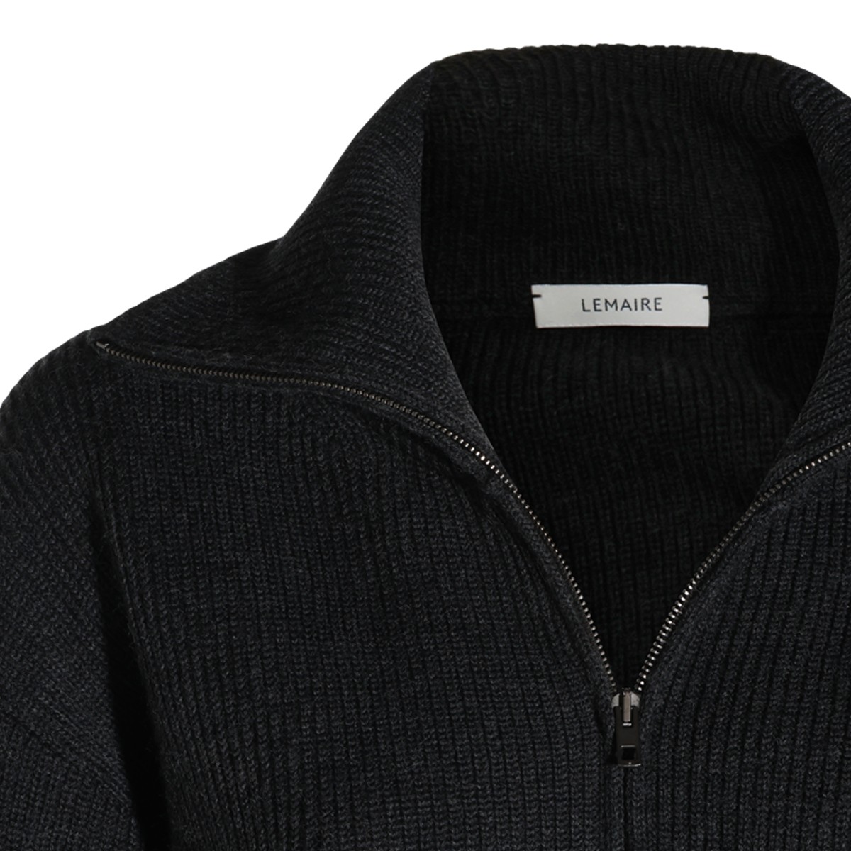 GREY WOOL KNITWEAR