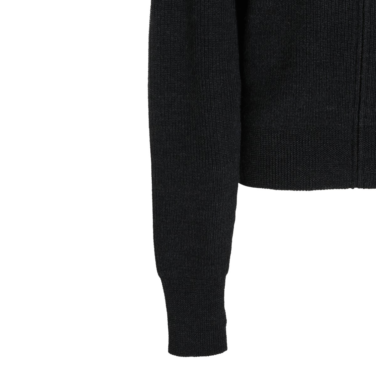 GREY WOOL KNITWEAR