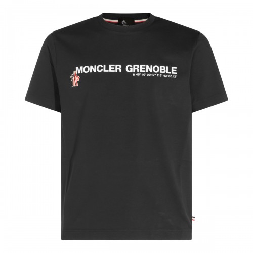 BLACK COTTON T-SHIRT