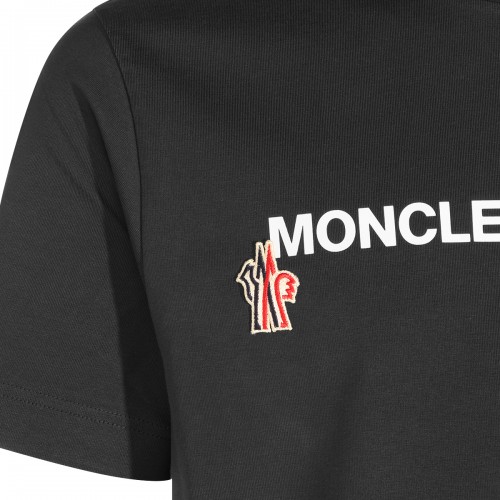 BLACK COTTON T-SHIRT
