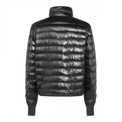 BLACK NYLON DOWN JACKET