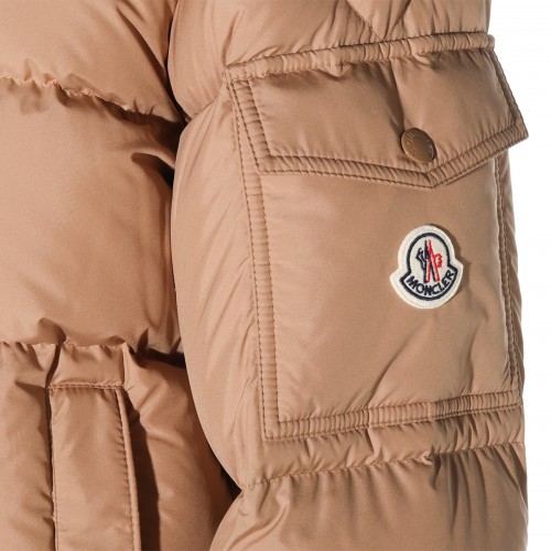 CAMEL BEIGE MAYA 70 POLYESTER DOWN JACKET