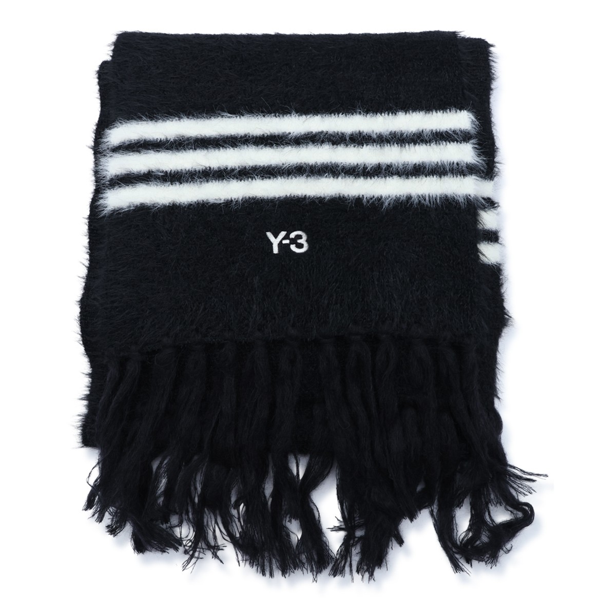 BLACK AND CORE WHITE SCARF