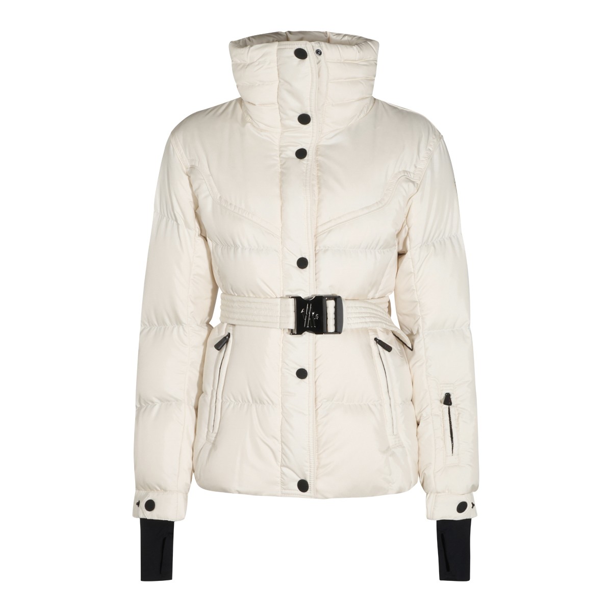 WHITE DOWN SKI JACKET