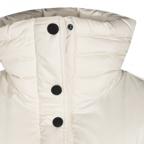 WHITE DOWN SKI JACKET