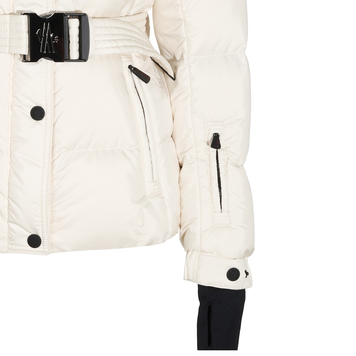 WHITE DOWN SKI JACKET