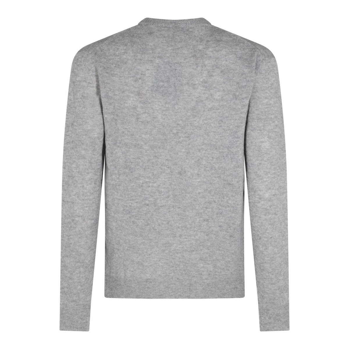 LIGHT GREY VIRGIN WOOL AND CASHMERE...