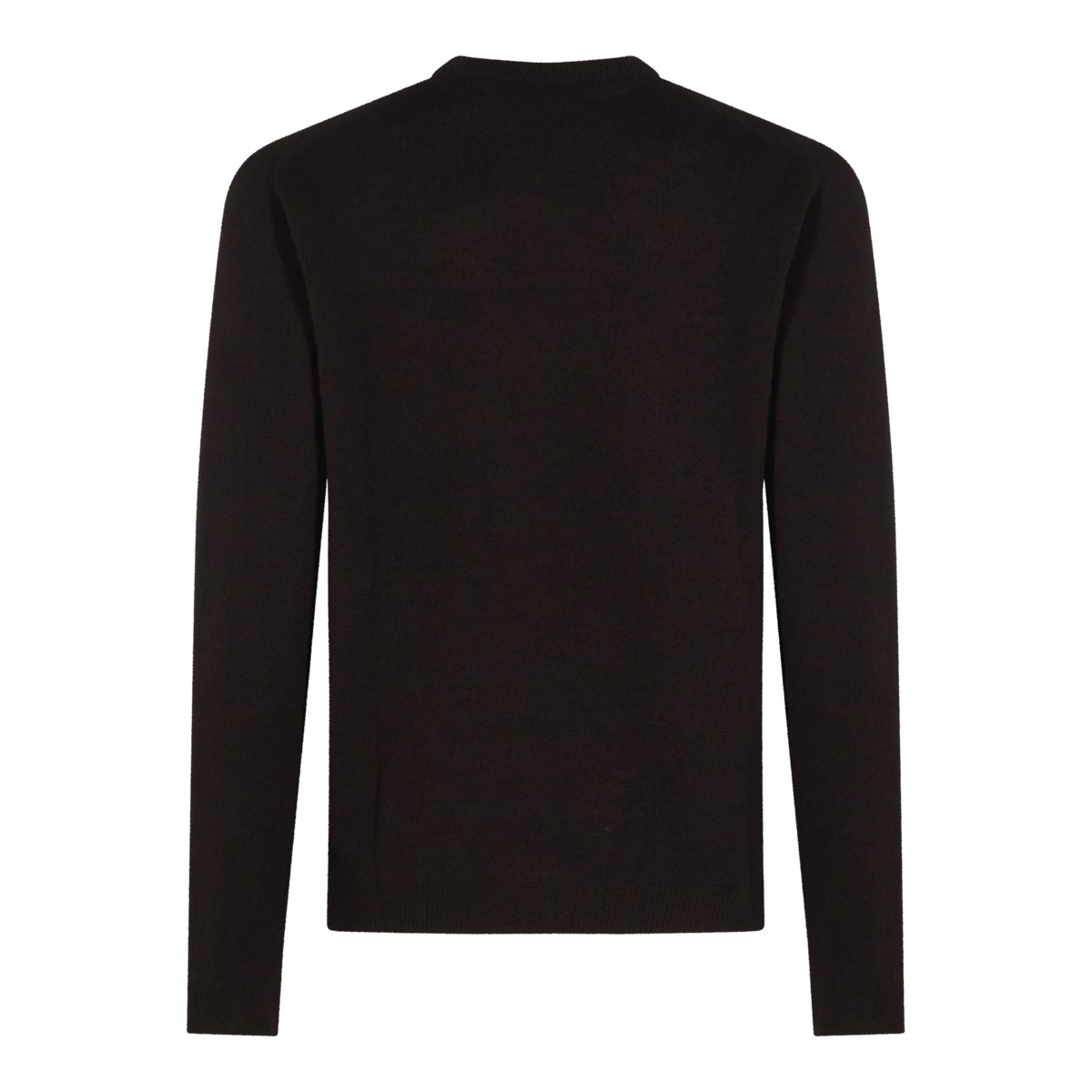 BROWN VIRGIN WOOL AND CASHMERE BLEND...