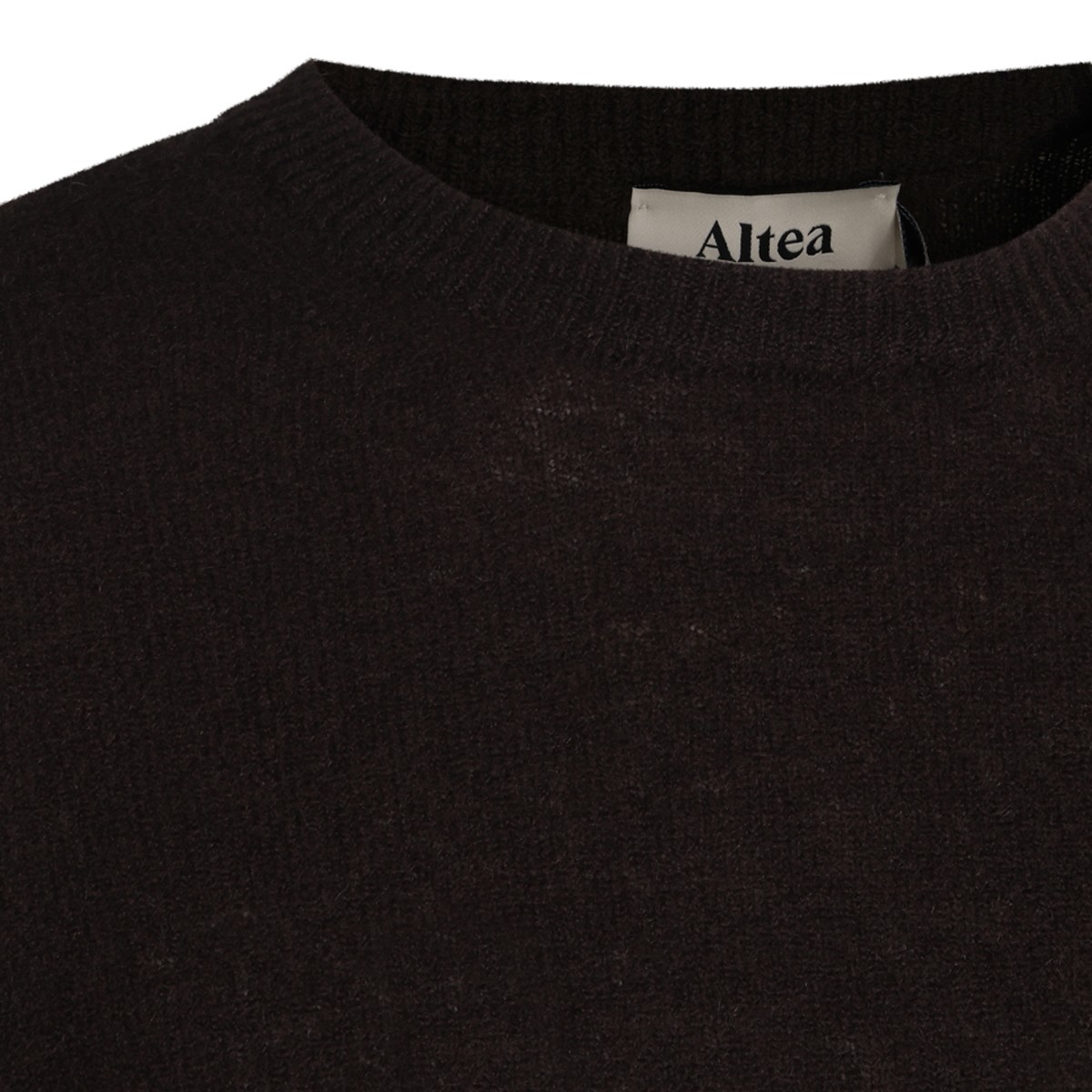 BROWN VIRGIN WOOL AND CASHMERE BLEND...