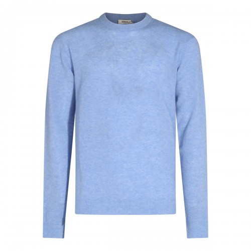 LIGHT SKY BLUE VIRGIN WOOL...