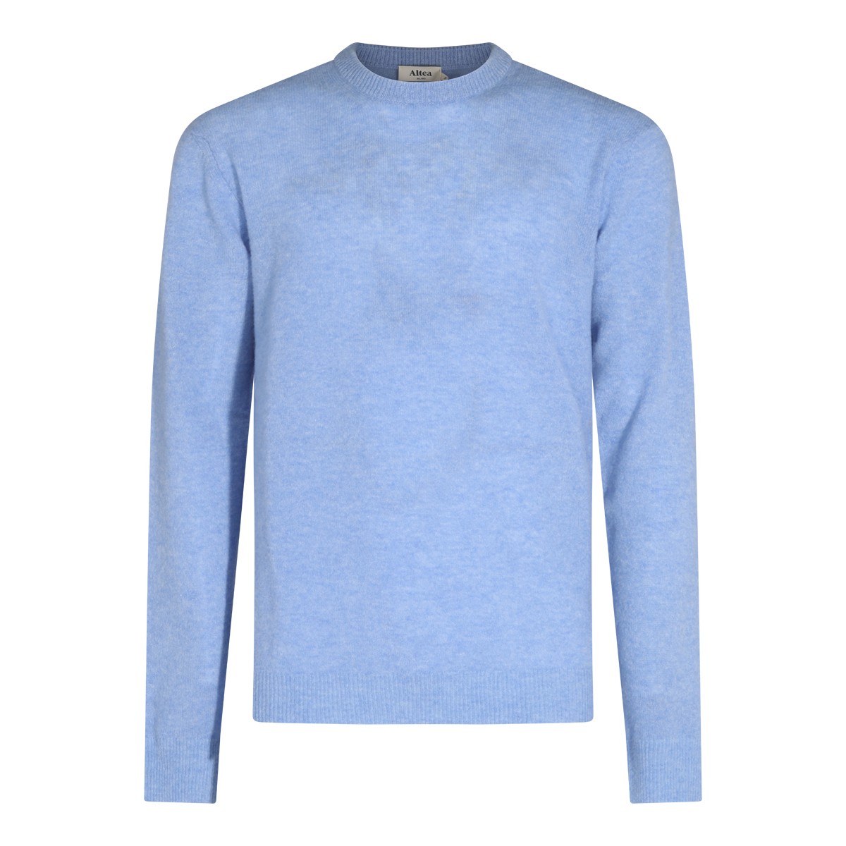 LIGHT SKY BLUE VIRGIN WOOL AND...