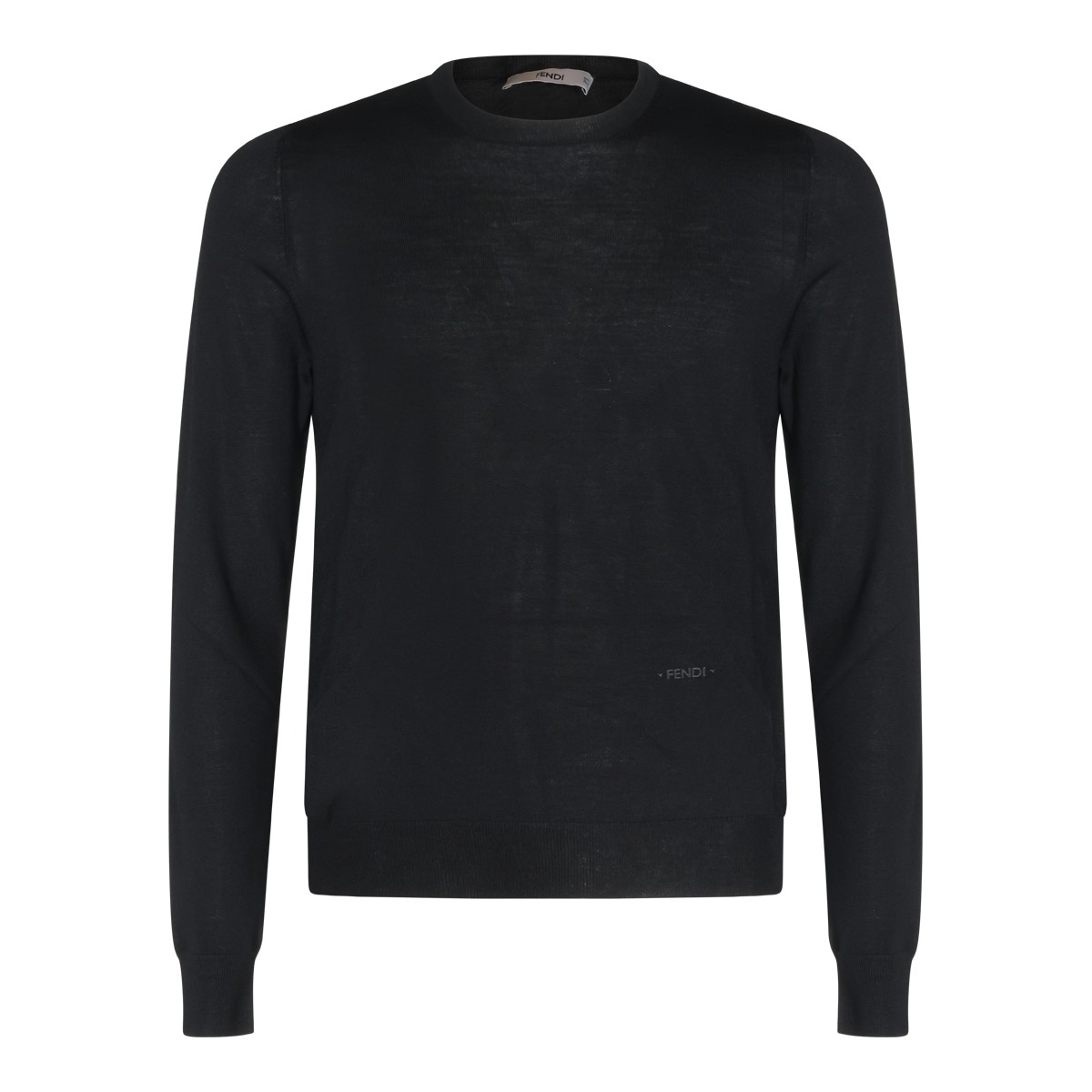 BLACK WOOL SWEATER