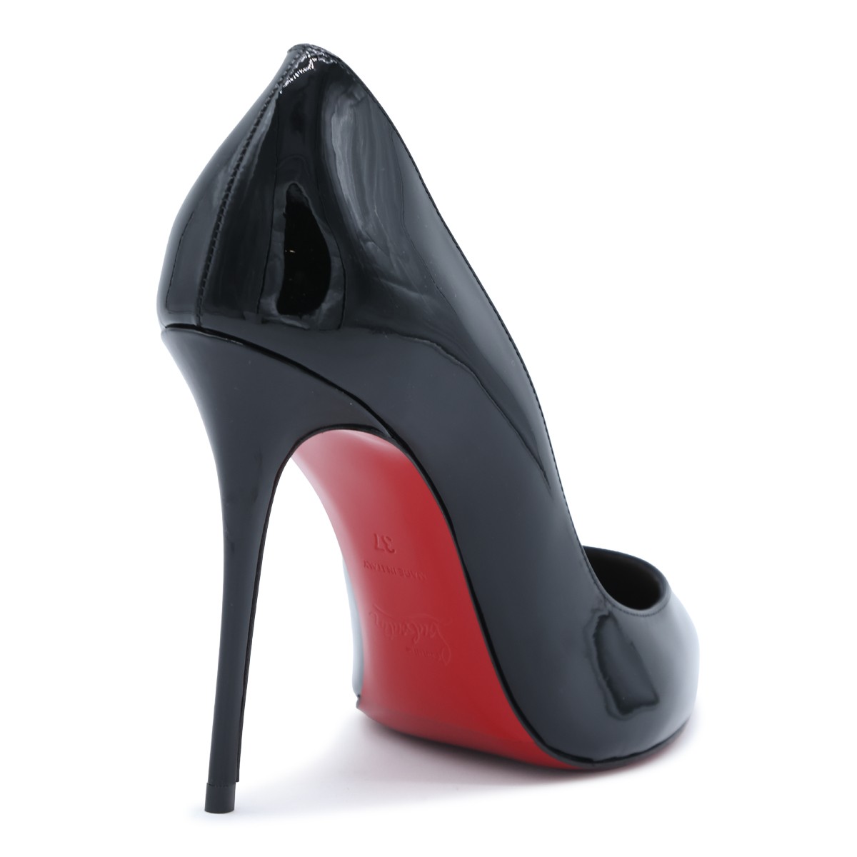 BLACK LA PIGALLE 100 PATENT LEATHER...