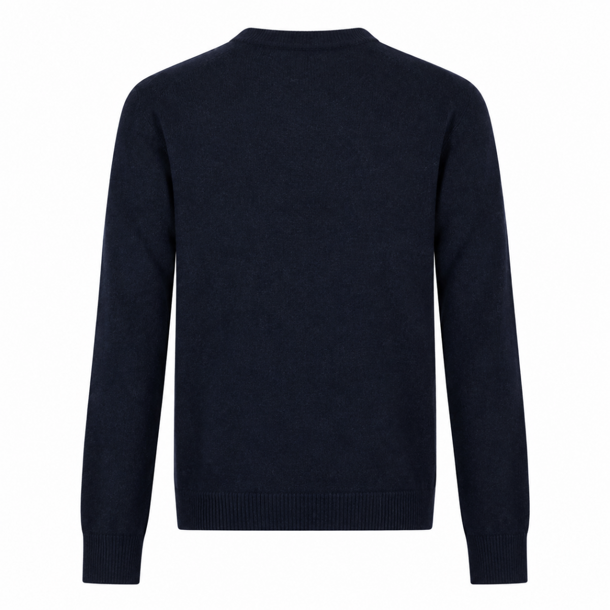 NAVY VIRGIN WOOL AND CASHMERE BLEND...