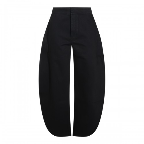 NOIR COTTON BALLOON PANTS