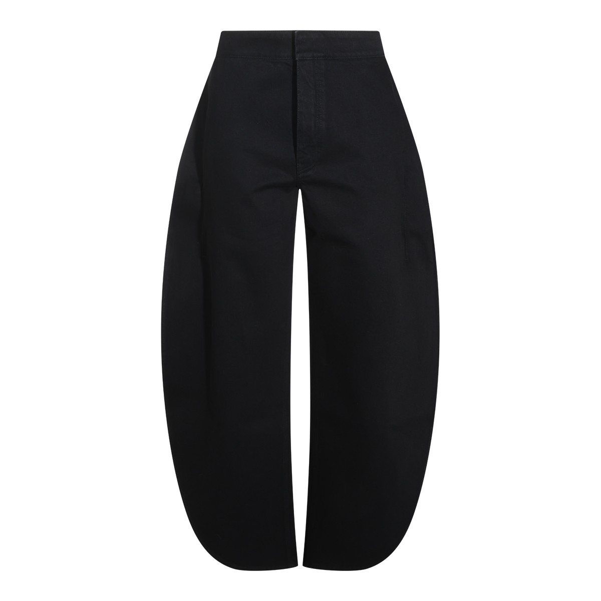 NOIR COTTON BALLOON PANTS