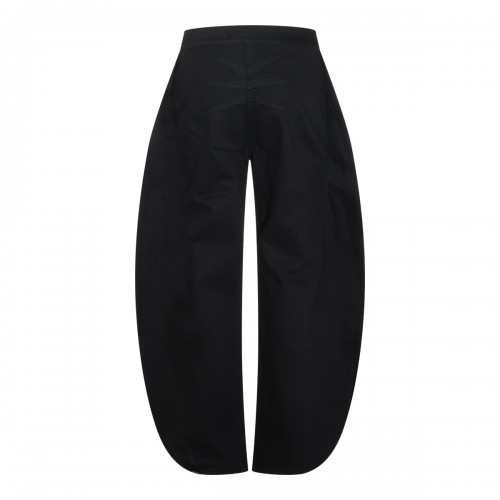 NOIR COTTON BALLOON PANTS 2