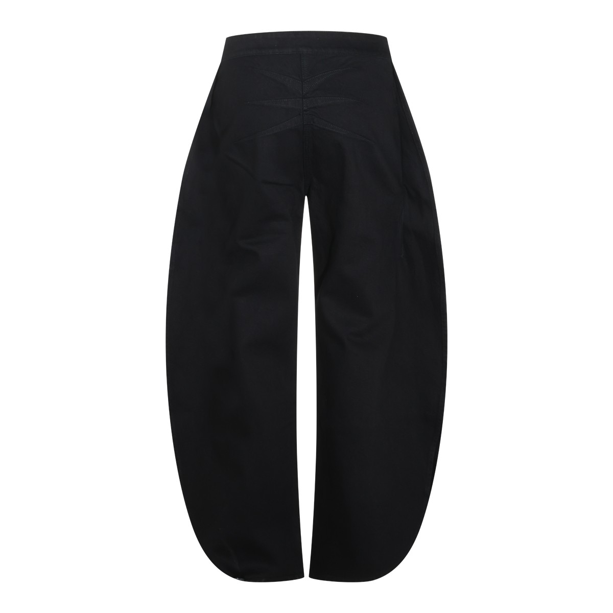 NOIR COTTON BALLOON PANTS