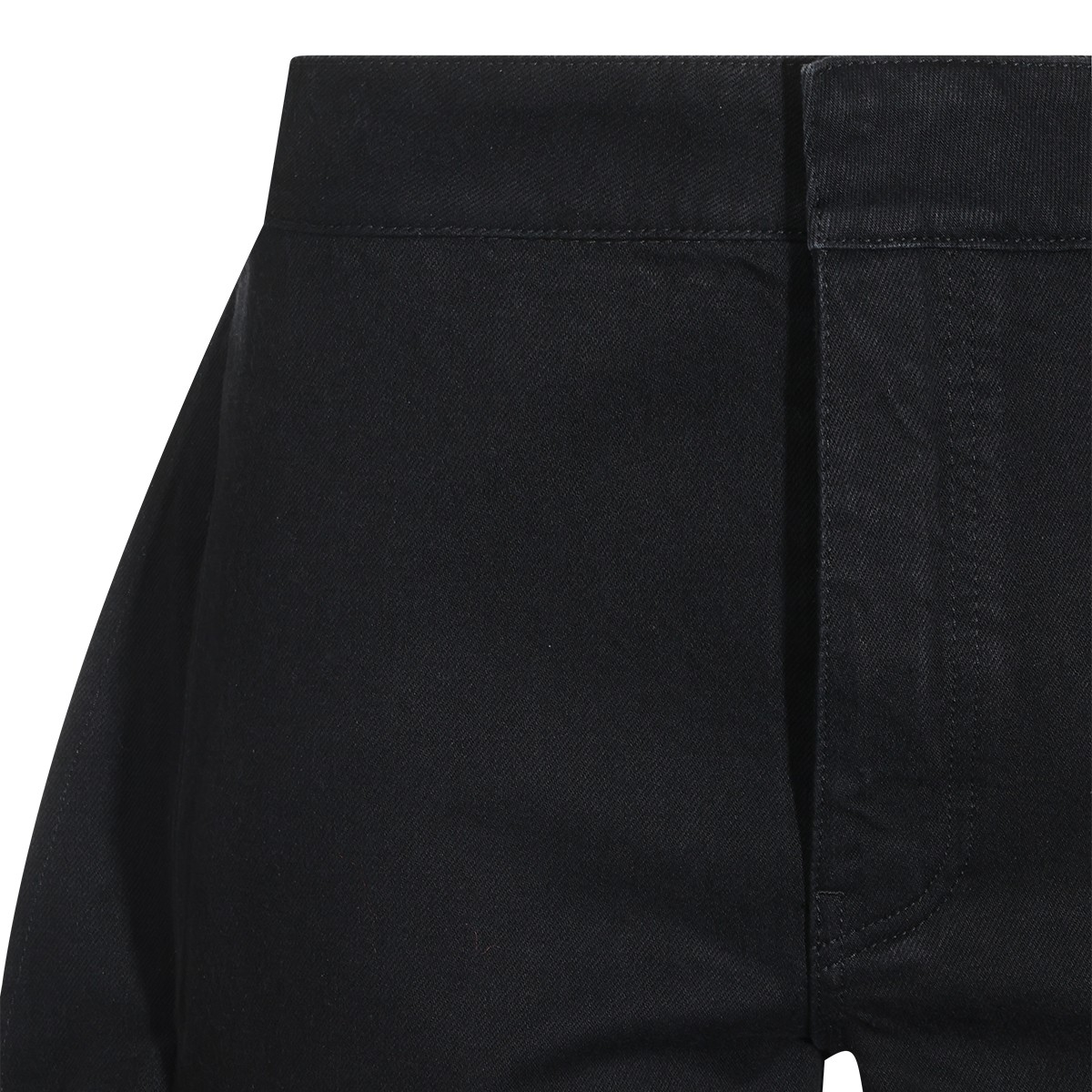 NOIR COTTON BALLOON PANTS