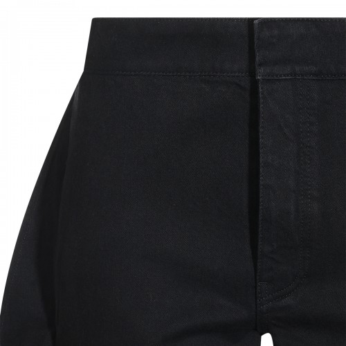 NOIR COTTON BALLOON PANTS