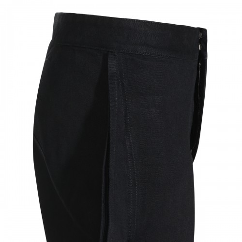NOIR COTTON BALLOON PANTS