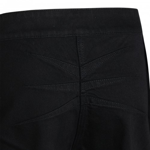 NOIR COTTON BALLOON PANTS