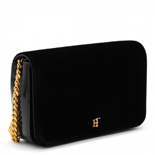 BLACK VELVET SHOULDER BAG