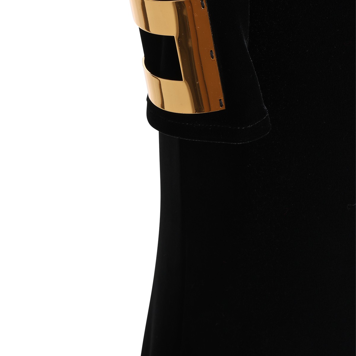 BLACK RED CARPET VELVET EVENING DRESS