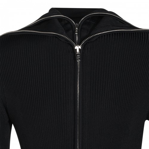 BLACK VISCOSE DRESS