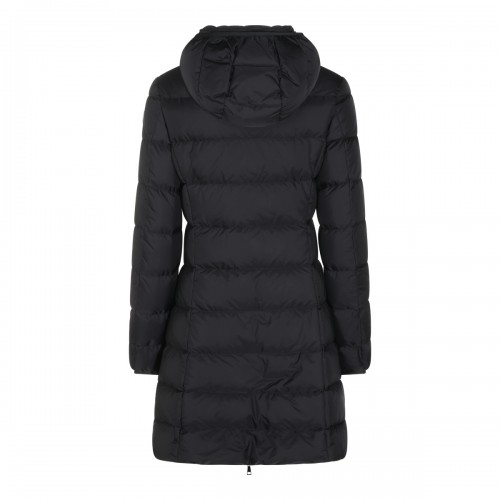 BLACK GIE NYLON LONG DOWN COAT 2