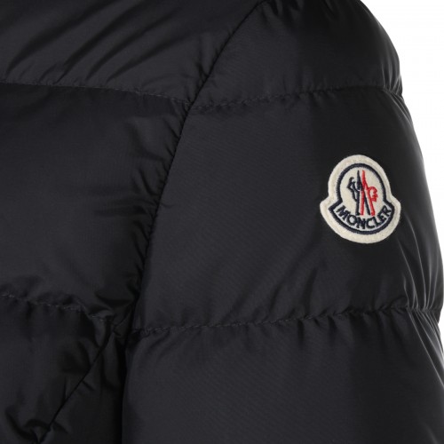 BLACK GIE NYLON LONG DOWN COAT