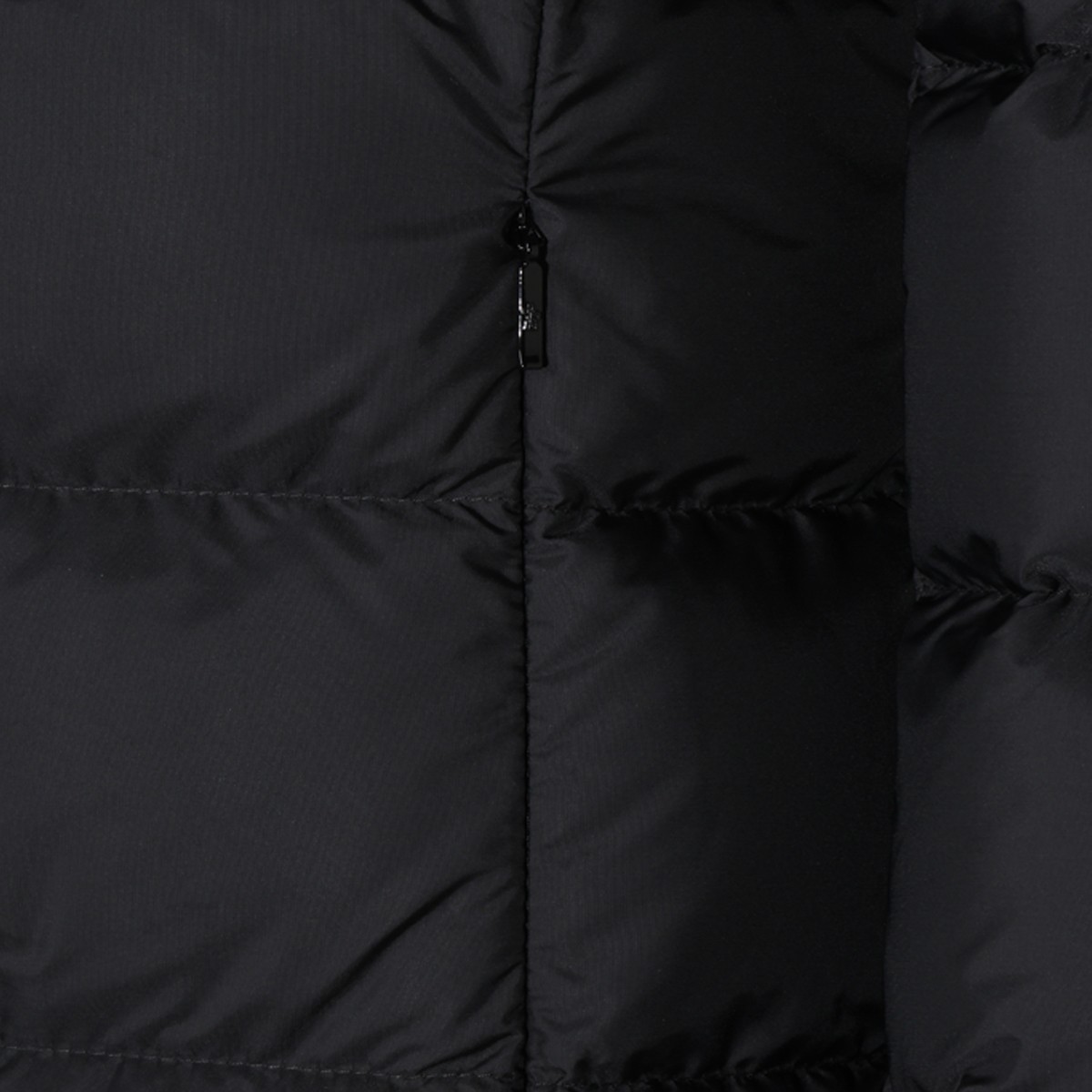 BLACK GIE NYLON LONG DOWN COAT