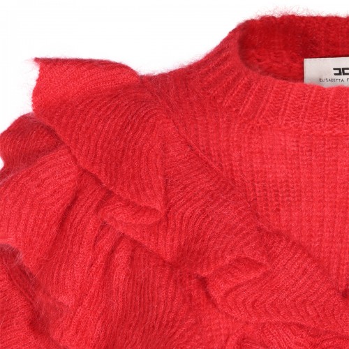 RED PASSION MOHAIR BLEND SWEATER