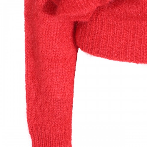 RED PASSION MOHAIR BLEND SWEATER