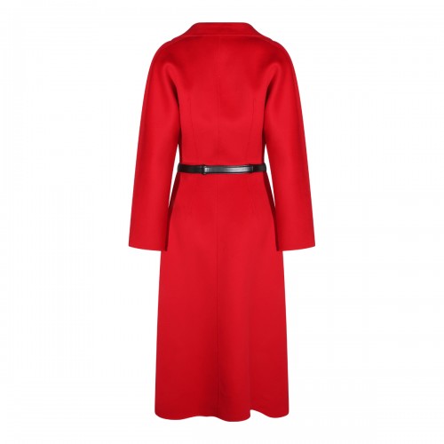 RED PASSION WOOL LONG COAT 2